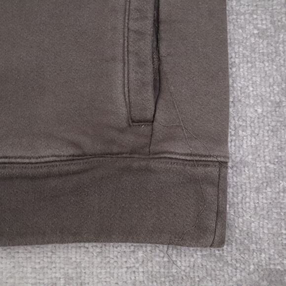 GAP Spellout Logo Pockets Large Gray Long Sleeve Pullover Hoodie - Picture 6 of 11